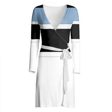 Carica l'immagine nel visualizzatore di Gallery, Abito incrociato linea il mare dentro