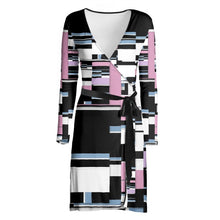 Load image into Gallery viewer, abito incrociato il mare dentro