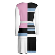 Carica l'immagine nel visualizzatore di Gallery, Abito incrociato linea il mare dentro