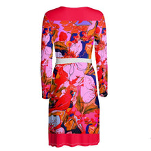 Load image into Gallery viewer, Abito con cintura linea I FIORI ENTRA NEL SOGNO