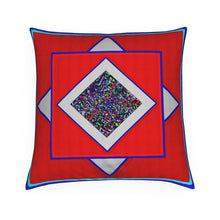 Carica l'immagine nel visualizzatore di Gallery, Cuscino elegante con inserti artistici linea gli astratti