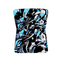 Carica l'immagine nel visualizzatore di Gallery, Poltrona con stampa artistica linea i fluttuanti