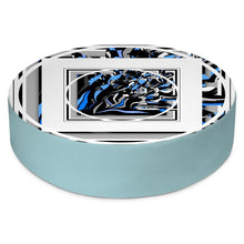 Carica l'immagine nel visualizzatore di Gallery, Cuscino rotondo con stampa artistica linea I fluttuanti