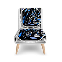 Load image into Gallery viewer, Poltrona con stampa artistica linea I fluttuanti