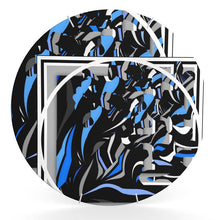 Load image into Gallery viewer, Piatto da collezione con stampa artistica linea I fluttuanti