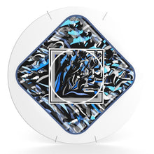 Load image into Gallery viewer, Piatto da collezione con stampa artistica linea I fluttuanti