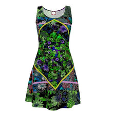 Load image into Gallery viewer, Abito a fiori elegante a ruota  linea Il fiorame