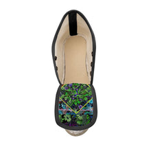 Carica l'immagine nel visualizzatore di Gallery, Espadrilles con tacco e stampa  linea Il fiorame