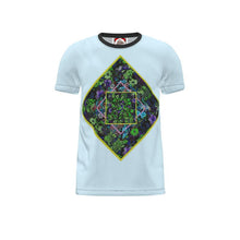 Load image into Gallery viewer, Maglietta di cotone con stampa  linea Il fiorame