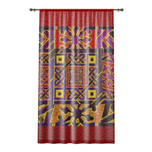 Carica l'immagine nel visualizzatore di Gallery, Window Curtain stampa Laila Lago & C. by Iannilli Antonella