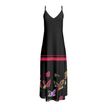 Load image into Gallery viewer, Abito lungo linea Farfalle