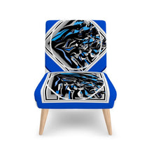 Load image into Gallery viewer, Poltrona con stampa artistica linea I fluttuanti