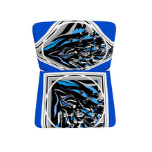 Load image into Gallery viewer, Poltrona con stampa artistica linea I fluttuanti