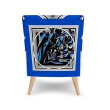 Load image into Gallery viewer, Poltrona con stampa artistica linea I fluttuanti