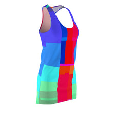 Carica l'immagine nel visualizzatore di Gallery, Dress with summer art print designed by Laila Lago & C. by Iannilli Antonella