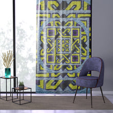 Load image into Gallery viewer, Window Curtain stampa Laila Lago & C. by Iannilli Antonella