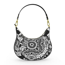 Carica l'immagine nel visualizzatore di Gallery, Borsa in pelle a spalla linea Multi grafica