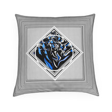 Carica l'immagine nel visualizzatore di Gallery, Cuscino con stampa artistica linea I fluttuanti