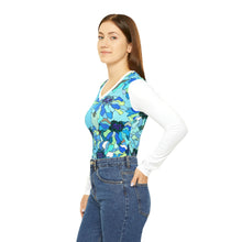 Load image into Gallery viewer, Women's Long Sleeve V-neck Shirt (AOP) Laila Lago & C. by I.A.