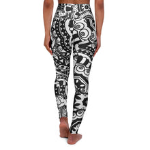 Load image into Gallery viewer, High Waisted Yoga Leggings with Art Print Laila Lago & C. by Iannilli Antonella