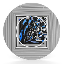 Load image into Gallery viewer, Piatto da collezione con stampa artistica linea I fluttuanti