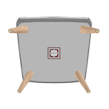 Carica l'immagine nel visualizzatore di Gallery, Poltrona con stampa artistica linea I fluttuanti