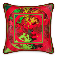 Carica l'immagine nel visualizzatore di Gallery, Cuscino in seta elegante linea Il paradiso segreto