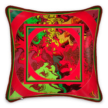 Carica l'immagine nel visualizzatore di Gallery, Cuscino in seta elegante linea Il paradiso segreto
