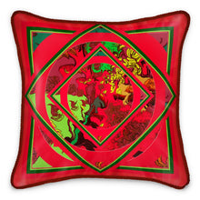 Carica l'immagine nel visualizzatore di Gallery, Cuscino in seta linea Il paradiso segreto