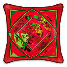 Carica l'immagine nel visualizzatore di Gallery, Cuscino in seta linea Il paradiso segreto