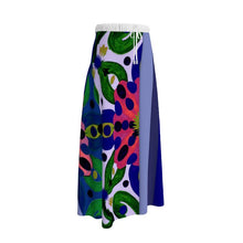 Load image into Gallery viewer, Gonna lunga estiva linea mare Acquarelli