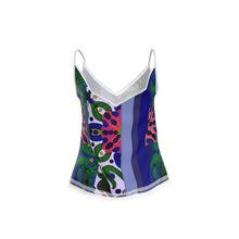 Carica l'immagine nel visualizzatore di Gallery, Top con bordi in pizzo linea Acquarelli