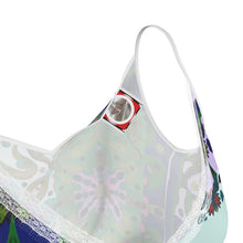 Carica l'immagine nel visualizzatore di Gallery, Top con bordi in pizzo linea mare Acquarelli
