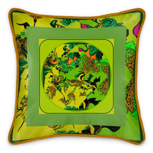 Carica l'immagine nel visualizzatore di Gallery, Cuscino in seta linea Il paradiso segreto