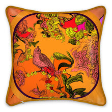 Carica l'immagine nel visualizzatore di Gallery, Cuscino in seta elegante linea il paradiso segreto