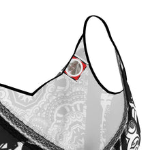 Carica l'immagine nel visualizzatore di Gallery, Top elegante in raso linea Multi grafica