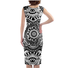 Carica l'immagine nel visualizzatore di Gallery, Abito aderente linea Multi grafica donna