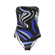 Load image into Gallery viewer, Costume a top linea Riflessi mare