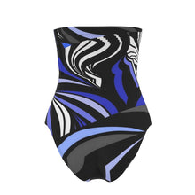 Load image into Gallery viewer, Costume a top linea Riflessi mare