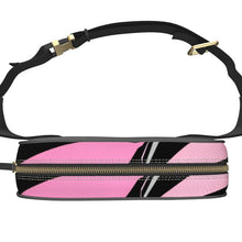 Load image into Gallery viewer, Marsupio in pelle con grafica artistica linea mare Riflessi