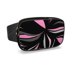 Load image into Gallery viewer, Marsupio in pelle con grafica artistica linea mare Riflessi