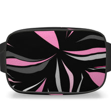 Load image into Gallery viewer, Marsupio in pelle con grafica artistica linea mare Riflessi