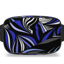 Load image into Gallery viewer, Marsupio in pelle con grafica artistica linea mare Riflessi