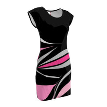 Carica l'immagine nel visualizzatore di Gallery, Abito a tunica linea Riflessi mare