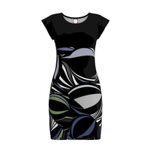 Carica l'immagine nel visualizzatore di Gallery, Abito a tunica in cotone linea Riflessi mare