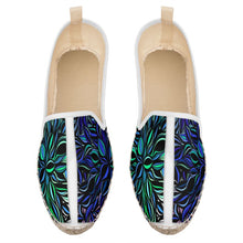 Carica l'immagine nel visualizzatore di Gallery, Espradilles con stampa artistica linea Riflessi mare uomo