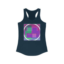 Load image into Gallery viewer, Women's Ideal Racerback Tank with central art print Laila Lago & C. by Iannilli Antonella