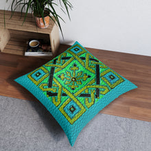 Carica l'immagine nel visualizzatore di Gallery, Tufted Floor Pillow, Square Laila Lago & C. by Iannilli Antonella