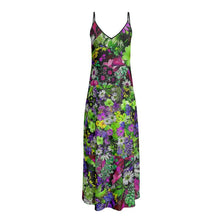 Carica l'immagine nel visualizzatore di Gallery, Abito lungo  elegante linea Il fiorame