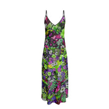 Carica l'immagine nel visualizzatore di Gallery, Abito lungo  elegante linea Il fiorame